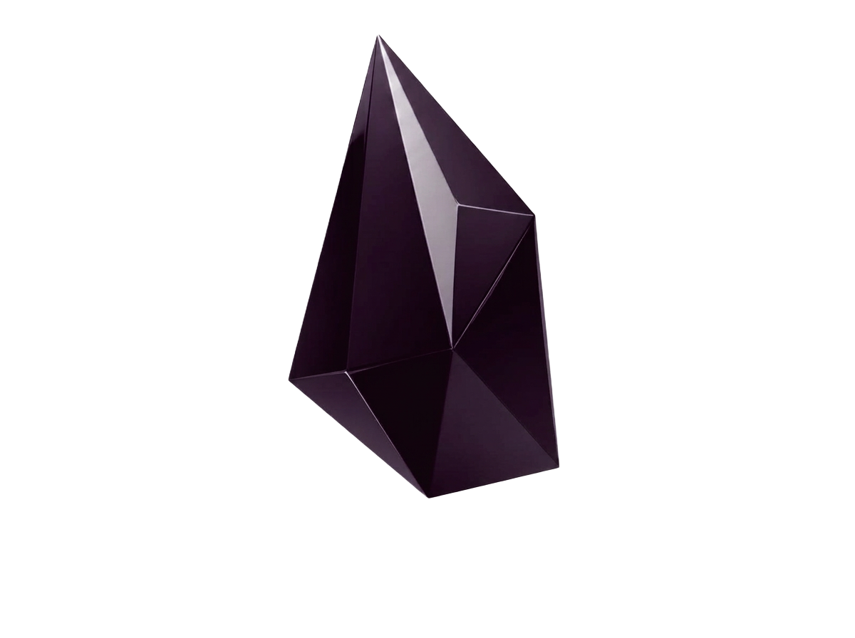 Floating obsidian monolith representing the distribution playbook